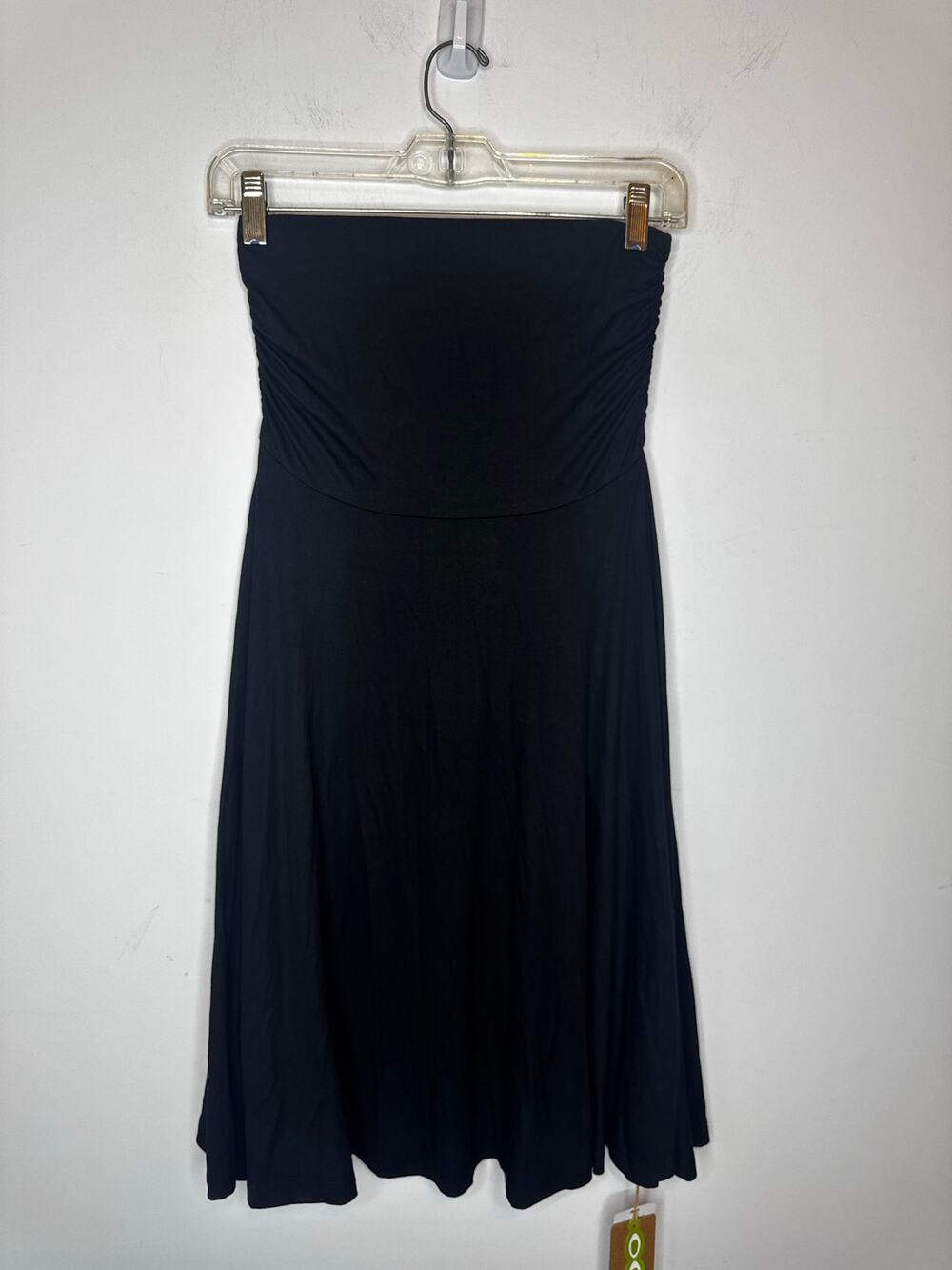 OGL Move Size XL Black Ruched High Waist Flowy A-Line Midi Maxi Skirt Stretch